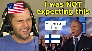 Thumbnail: American Reacts to "Veteraanin Iltahuuto"