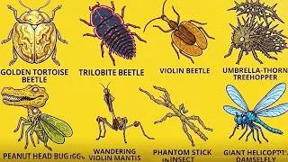 Thumbnail: Top 8 Most Bizarre Insects You Won't Believe Exist! 🐞 Nature's Strangest Bugs Ever