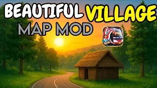 Thumbnail: Beautiful Village Map Mod in Bus Simulator Indonesia | Realistic Village Road, Nature & Sunrise 