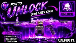 Thumbnail: HOW TO UNLOCK SOUL EATER CAMO FAST! | Machine of War Event + NEW Mammoth LMG (BO7)