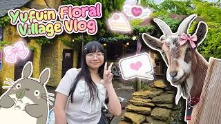 Thumbnail: I accidentally found Japan's Real life Fairytale Village?? - Yufuin Floral Village Vlog ִ🪽་༘࿐𝄞𝄢℘