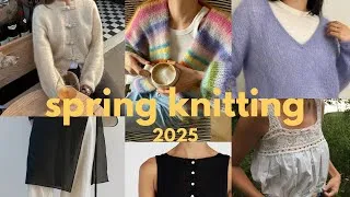 Thumbnail: spring knitting plans 2025 | mohair trends, filet crochet, brioche knits