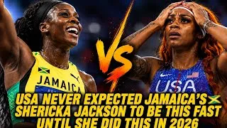 Thumbnail: SHERICKA JACKSON 🇯🇲LEAVES USA FASTEST WOMAN SHAC'CARI RICHARDSON IN TEARS AFTER THIS 200m FINAL 2026