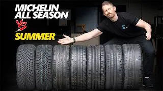 Thumbnail: I've Tested the Michelin CrossClimate 3, 3 Sport, Primacy 5, Pilot Sport 5, Pilot Sport 4S and Cups!