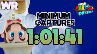 Thumbnail: [WR] Super Mario Odyssey Minimum Captures [13] Speedrun in 1:01:41 [1P]