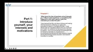 Thumbnail: ZNF Seminar 032023: Workshop on Writing a Personal Statement