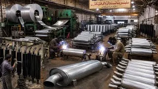 Thumbnail: How Rickshaw Silencers Are Made | Pakistani Factory Manufacturing Process