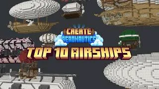 Thumbnail: Top 10 Create Aeronautics Airships [Schematics Included]