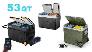 Thumbnail: 5 Best Portable Car Fridge Freezers (53QT), 12V Electric Cooler for Camping & Road Trips (2026)
