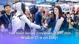 Thumbnail: Walker C1 is on duty at WRC 2026! 🤖