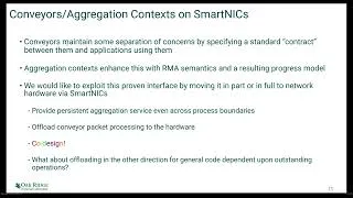 Thumbnail: 9 Addressing Aggregate Efficiency and Offload of RMA Operations at Scale