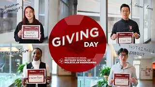 Thumbnail: UChicago PME Giving Day – The pursuit of science and engineering