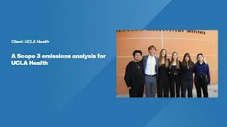 Thumbnail: A scope 3 emissions analysis for UCLA Health