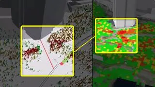 Thumbnail: Predictive human movement analytics with ArcGIS and uCrowds
