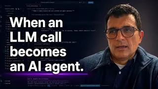 Thumbnail: What actually turns an LLM call into an AI agent?