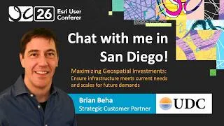 Thumbnail: Maximizing Geospatial Investments | UDC Thought Leader Chats