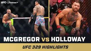 Thumbnail: ROUND 1 TKO 😳 | Conor McGregor vs. Max Holloway | UFC 329 Mini Fight Highlights