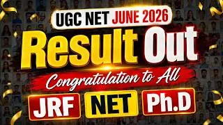 Thumbnail: UGC NET Result 2026 | UGC NET Result | UGC NET Result June 2026 | UGC NET Toppers