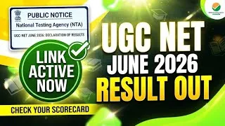 Thumbnail: UGC NET Result / Score card June 2026 Out ! Result Nta ugc net 2026 | Ugc Net Score Card 2026 | NTA