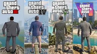 Thumbnail: Michael De Santa Jumping from the Tallest Building in Every GTA Game (GTA 3–GTA 6) | Epic Jump