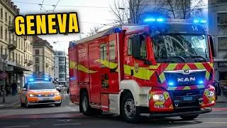 Thumbnail: Emergency Vehicles in Geneva | Police, Fire & Ambulance Responses