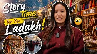 Thumbnail: How I Spent My Last Day At Ladakh 🤷‍♀️🥹| Exploring Leh Market 🏪|  #vlog 