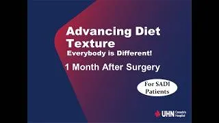 Thumbnail: Part 4: Advancing Diet Texture (SADI)