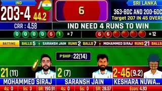 Thumbnail: Last Over : IND vs SL Match Commentary, Last Day, IND BAT | India vs Sri Lanka | Live Cricket Score