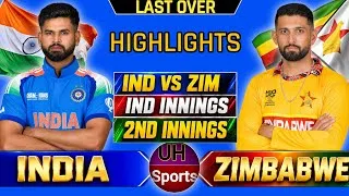 Thumbnail: IND Vs ZIM, 1st T20 Match 2026 Last Over Score & Commentary | Today Cricket Match Highlights Scoreca
