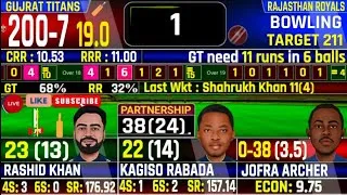 Thumbnail: IPL 2026: GT Vs RR Match 9, Last Over | Gujrat Vs Rajasthan Highlights & Latest Cricket Commentary