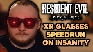 Thumbnail: Can I Speedrun RE9 With XR Glasses?