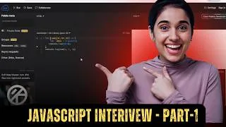 Thumbnail: Javascript interview questions and answers | Resume review | @UiDevGuideClips