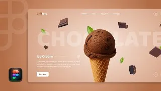 Thumbnail: Create Amazing Ice Cream Website Animations in Figma | Figma Toturial