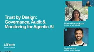 Thumbnail: Session 2/3: Trust by Design: Governance, Audit & Monitoring for Agentic AI