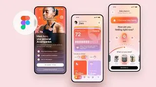 Thumbnail: Designing AI Wellness App in Figma | UI UX Design Tutorial 2026