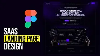Thumbnail: Design a SaaS Website Hero in Figma - Web Design Tutorial
