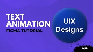 Thumbnail: Text Animation | Figma Animation Tutorial #figma #viral
