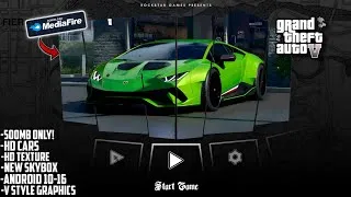 Thumbnail: GTA SA Android: GTA V Graphics Mod V3 (2026) Best HD Graphics Mod – All Devices Supported 🔥