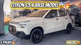 Thumbnail: Citroen C3x Base Model🔥Walkaround |👌🏻 Price, Features & Mileage😍