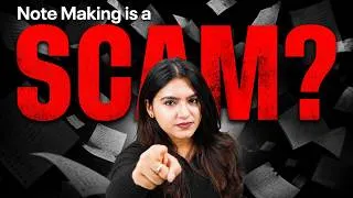 Thumbnail: STOP Wasting Time on Notes! ❌ Class 9–10 Note Making Strategy 🔥