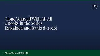 Thumbnail: Clone Yourself With AI: All 4 Books in the Series Explained and Ranked (2026)