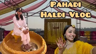 Thumbnail: Pahadi Haldi Vlog 🌼 || Homestay Tour 🏠 || Delhi to Dehradun for Wedding 🚌