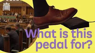 Thumbnail: Why do Hansard reporters use a foot pedal?