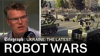 Thumbnail: Frontline units test new robots armed with assault rifles | Russia-Ukraine latest war news today