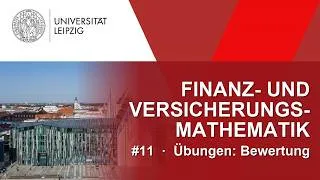 Thumbnail: Finanz- und Versicherungsmathematik #11: Übungen zur Bewertung unter Sicherheit