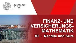 Thumbnail: Finanz- und Versicherungsmathematik #9: Rendite und Kursrechnung