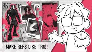 Thumbnail: How to Make Eye-Catching OC References for Art Fight