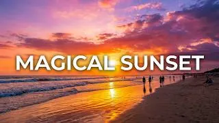 Thumbnail: BALI WALKING TOUR: Kuta Beach Magical Sunset in 4K!
