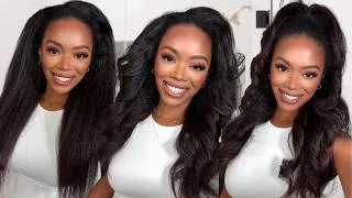 Thumbnail: Best HALF WIG for TYPE 4 Natural Hair With Easy Blend With Little To No Heat Need!