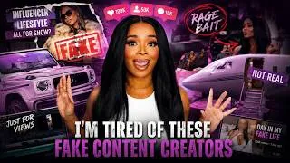Thumbnail: I'm TIRED of these FAKE CONTENT CREATORS! Lets Talk!